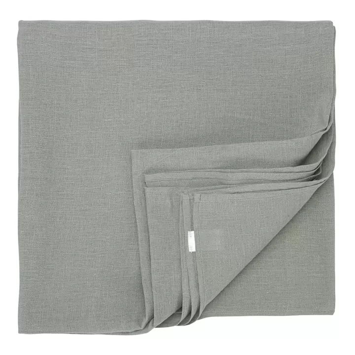 Скатерть из стираного льна серого цвета из коллекции Essential, 150х250 см