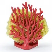 Держатель для мочалок Qualy Coral Sponge, красный