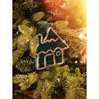 Набор елочных украшений classics из джута и гофрированного картона из коллекции new year essential, 4 шт.
