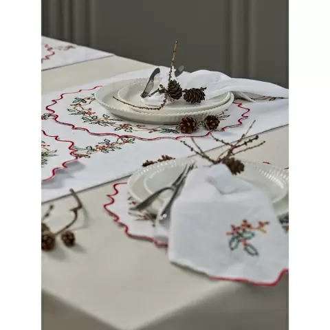 Дорожка на стол festive wreath из коллекции new year essential, 45х150 см