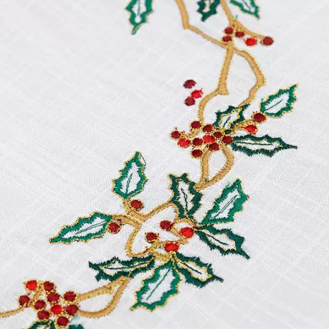 Дорожка на стол festive wreath из коллекции new year essential, 45х150 см