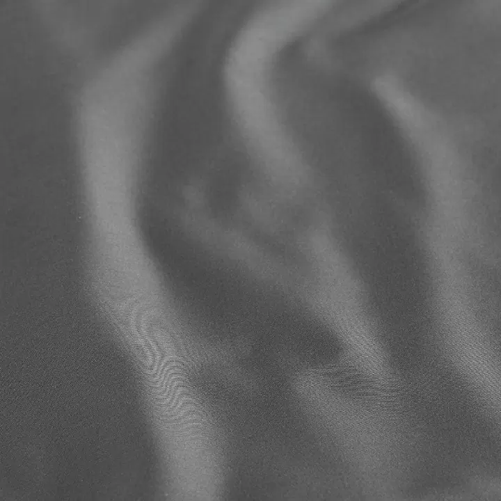 Простыня на резинке из сатина темно-серого цвета из коллекции Wild, 160х200х30 см