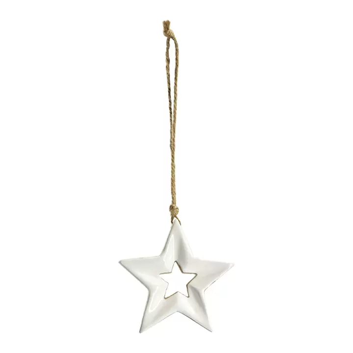 Набор елочных украшений milky stars из коллекции new year essential