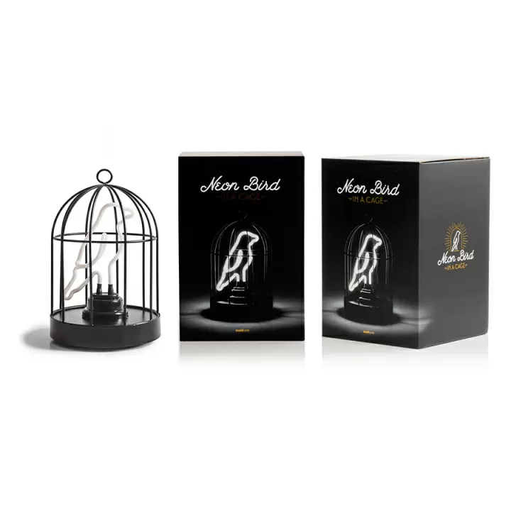 Светильник неоновый bird in a cage