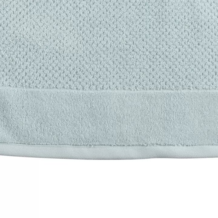 Полотенце для рук фактурное голубого цвета из коллекции essential