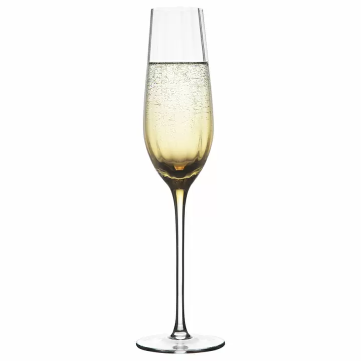 Набор бокалов для шампанского Liberty Jones Gemma Amber, 225 мл, 2 шт