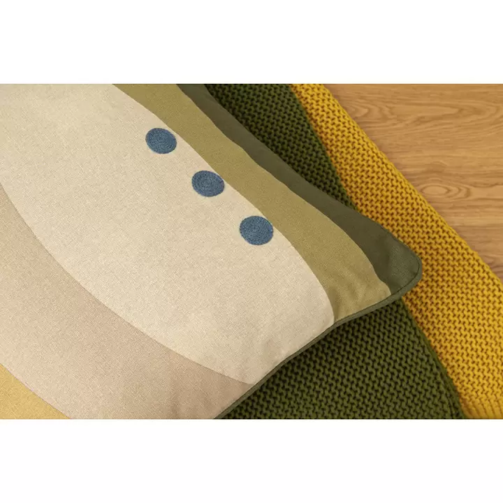 Чехол на подушку из хлопка с принтом rice plantation из коллекции terra, 45х45 см
