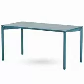Стол обеденный saga, 75х150 см, сине-зеленый