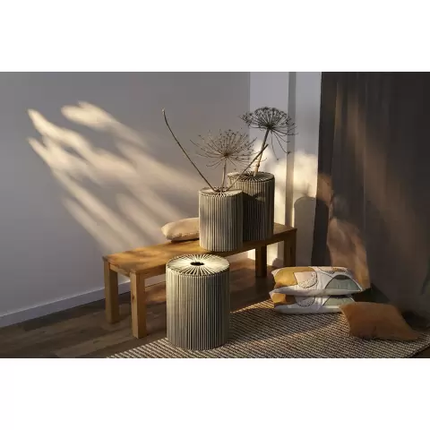 Корзина плетеная dholak grey из коллекции ethnic, размер m