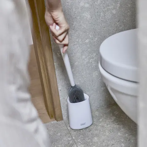 Ершик для унитаза Joseph Joseph Flex 360 Lite, белый ершик с подставкой