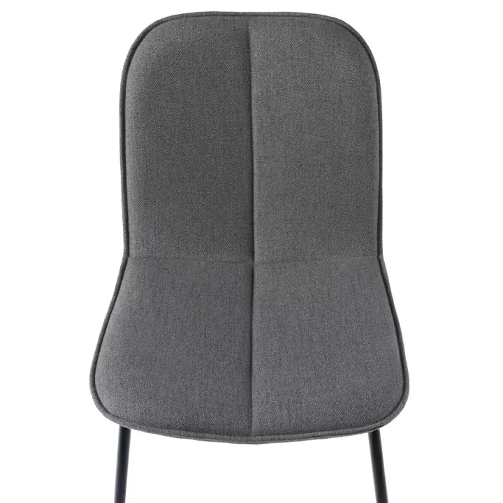 Набор из 4 стульев adrian, рогожка, темно-серые