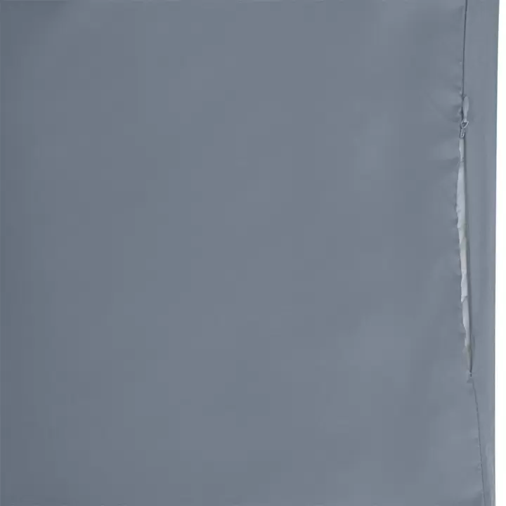 Комплект постельного белья из сатина джинсово-синего цвета с брашинг-эффектом из коллекции essential