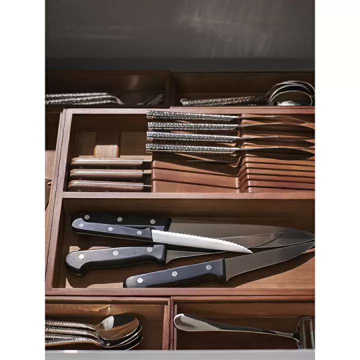 Органайзер для столовых приборов с держателем для ножей bambox, 30х38 см