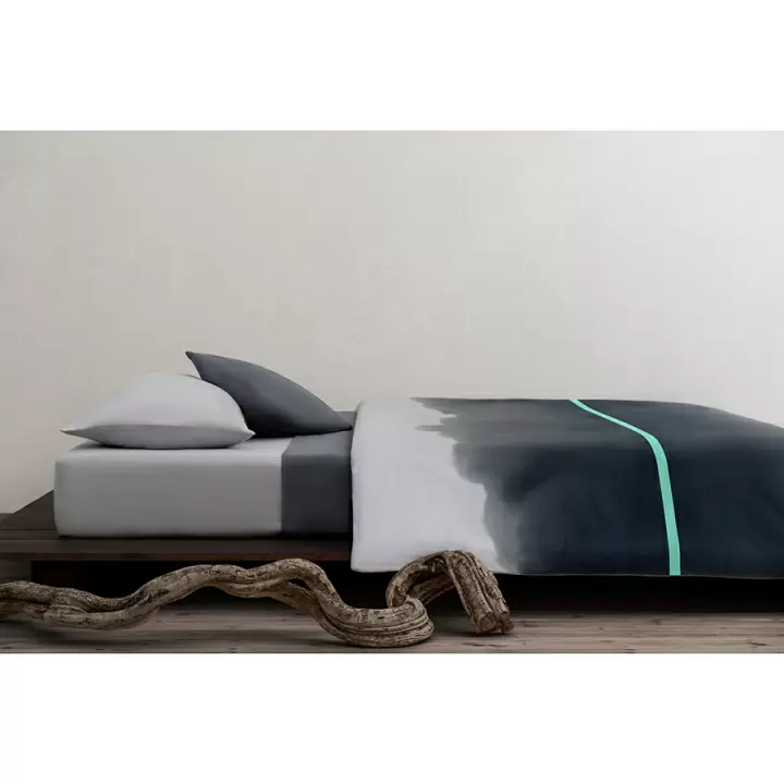 Комплект постельного белья из умягченного сатина из коллекции slow motion, mint, 200х220 см