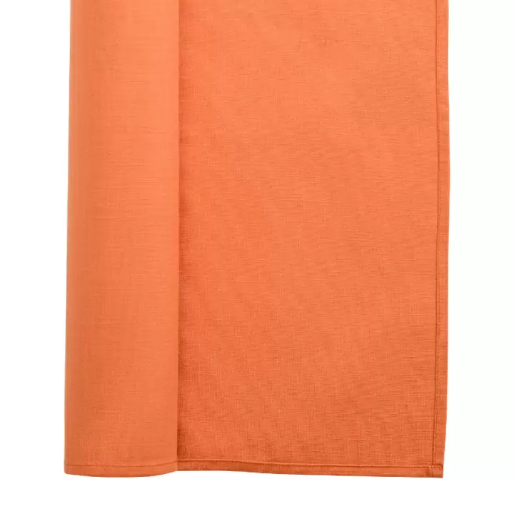 Дорожка на стол из хлопка оранжевого цвета