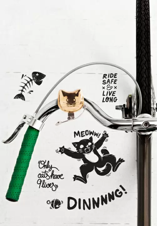 Звонок для велосипеда cat bike bell