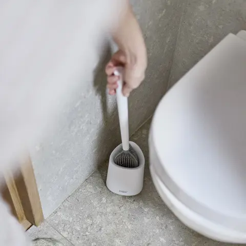 Ершик для унитаза Joseph Joseph Flex 360 Lite, белый ершик с подставкой