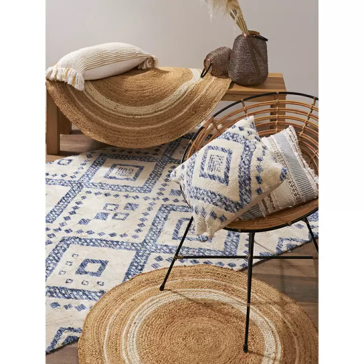 Чехол на подушку с декоративными элементами из коллекции ethnic, 45x45 см