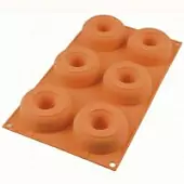 Форма для приготовления пончиков Silikomart Donuts 18 х 33 см силиконовая