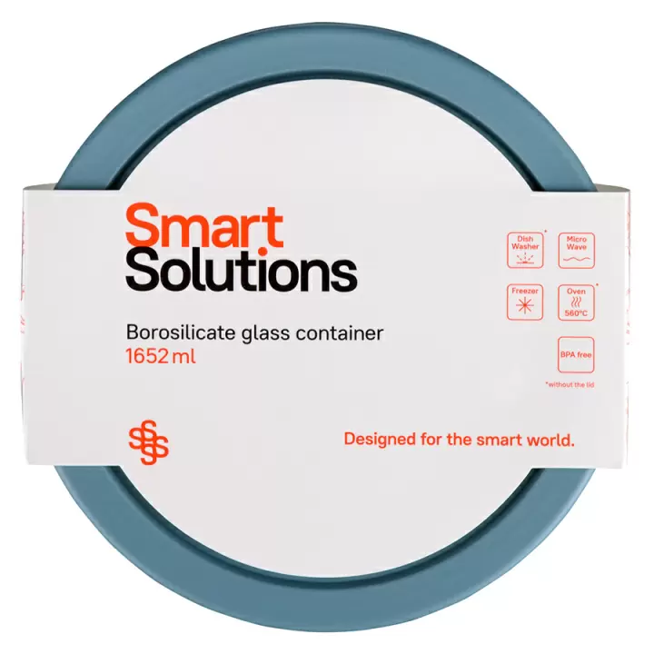 Контейнер для запекания и хранения Smart Solutions, 1652 мл, синий