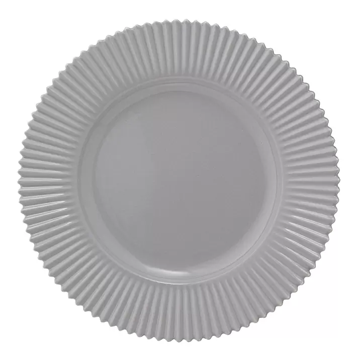 Набор из двух тарелок темно-серого цвета из коллекции edge, 21 см