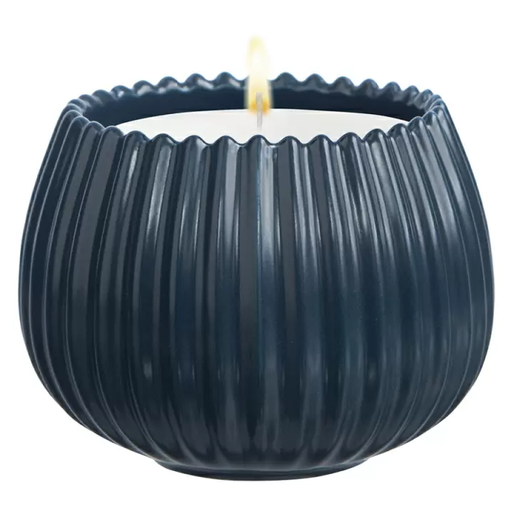 Свеча ароматическая vetiver & black cypress из коллекции edge, синий