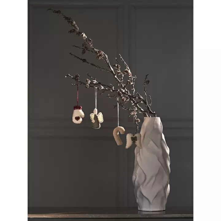 Набор елочных украшений из фетра felts mood из коллекции new year essential