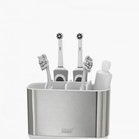Большой органайзер для зубных щеток Joseph Joseph EasyStore Steel