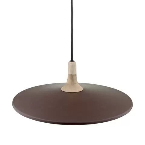 Светильник подвесной mango pyor, D40х13 см, сиреневый