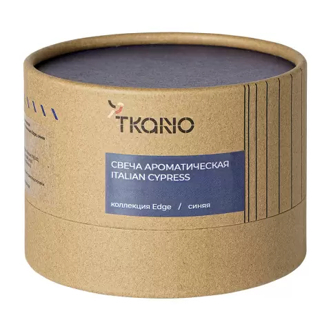 Свеча ароматическая italian cypress из коллекции edge, синий