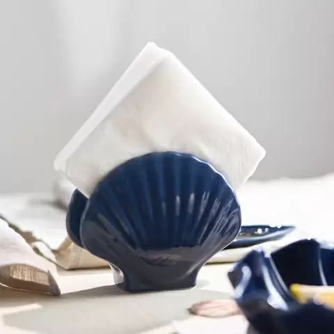 Салфетница pearl синего цвета из коллекции sea treasures