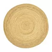 Ковер из джута круглый базовый из коллекции ethnic, 90см