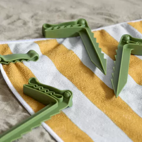 Клипсы для пляжного полотенца Peleg Design Crococlips, 4 шт в наборе