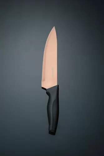 Набор из 5 ножей в подставке Opulence розовое золото