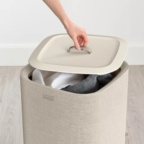 Корзина для белья 60 л Joseph Joseph Tota One, бежевая