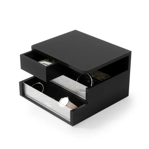 Шкатулка для украшений Umbra Malibu, черная