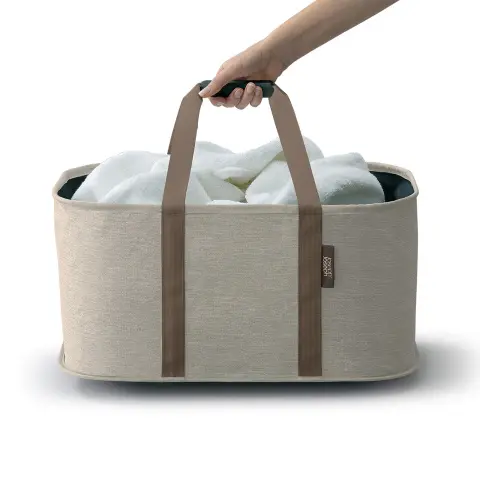 Складная корзина для белья Joseph Joseph Hold-All 35 л, бежевая