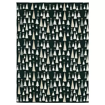Плед из хлопка с новогодним рисунком whitewood из коллекции new year essential, 130x180 см