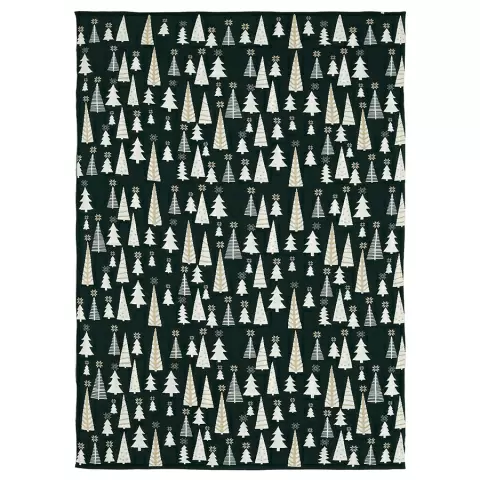 Плед из хлопка с новогодним рисунком whitewood из коллекции new year essential, 130x180 см