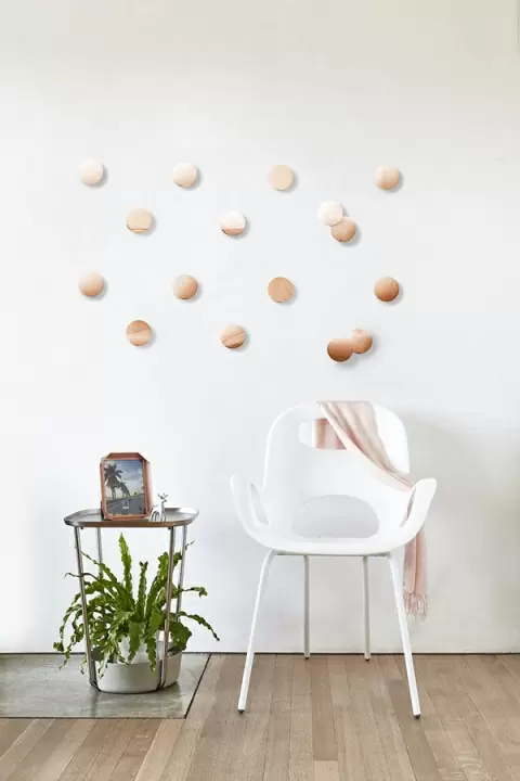 Декор для стен Umbra Confetti Dots, медь