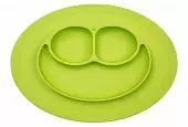 Детская тарелка EZPZ Mini Mat, зеленая