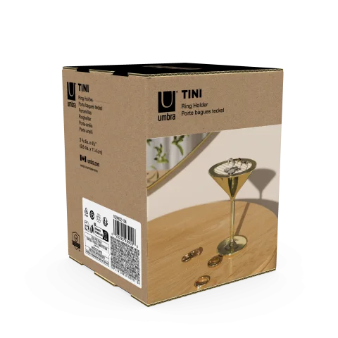 Подставка для колец Umbra Tini Martini, латунь