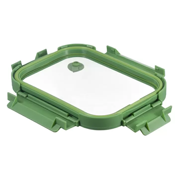 Контейнер для запекания и хранения прямоугольный с крышкой Smart Solutions, 640 мл, зеленый