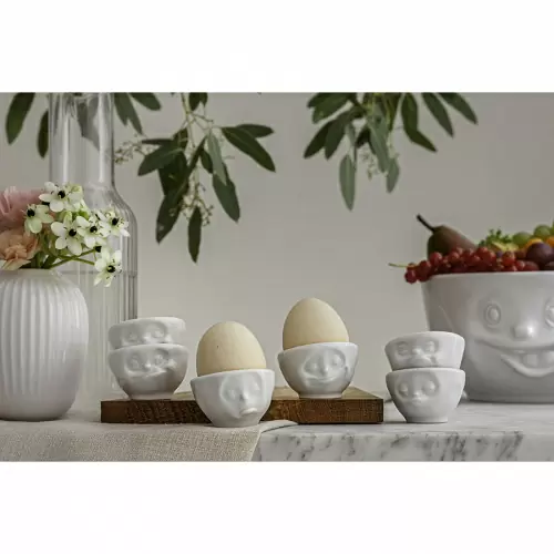 Набор подставок для яиц Tassen Happy & HMPFF, 2 шт, белый