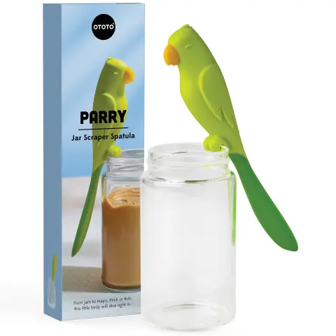 Силиконовая лопатка-скребок Ototo Parry Parrot