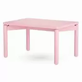 Столик кофейный saga, 50х70 см, розовый