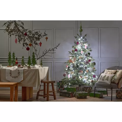 Дорожка на стол festive wreath из коллекции new year essential, 45х150 см