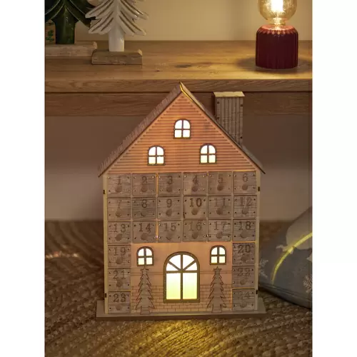 Адвент-календарь с подсветкой festive house из коллекции new year essential