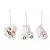 Набор ёлочных украшений с подсветкой classy ornaments из коллекции new year essential, 3 шт.