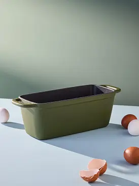 Форма для выпечки из коллекции "Шеффилд", 36х13 см, зеленая